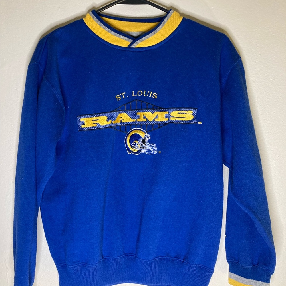 Vtg 90s St. Louis rams sweater